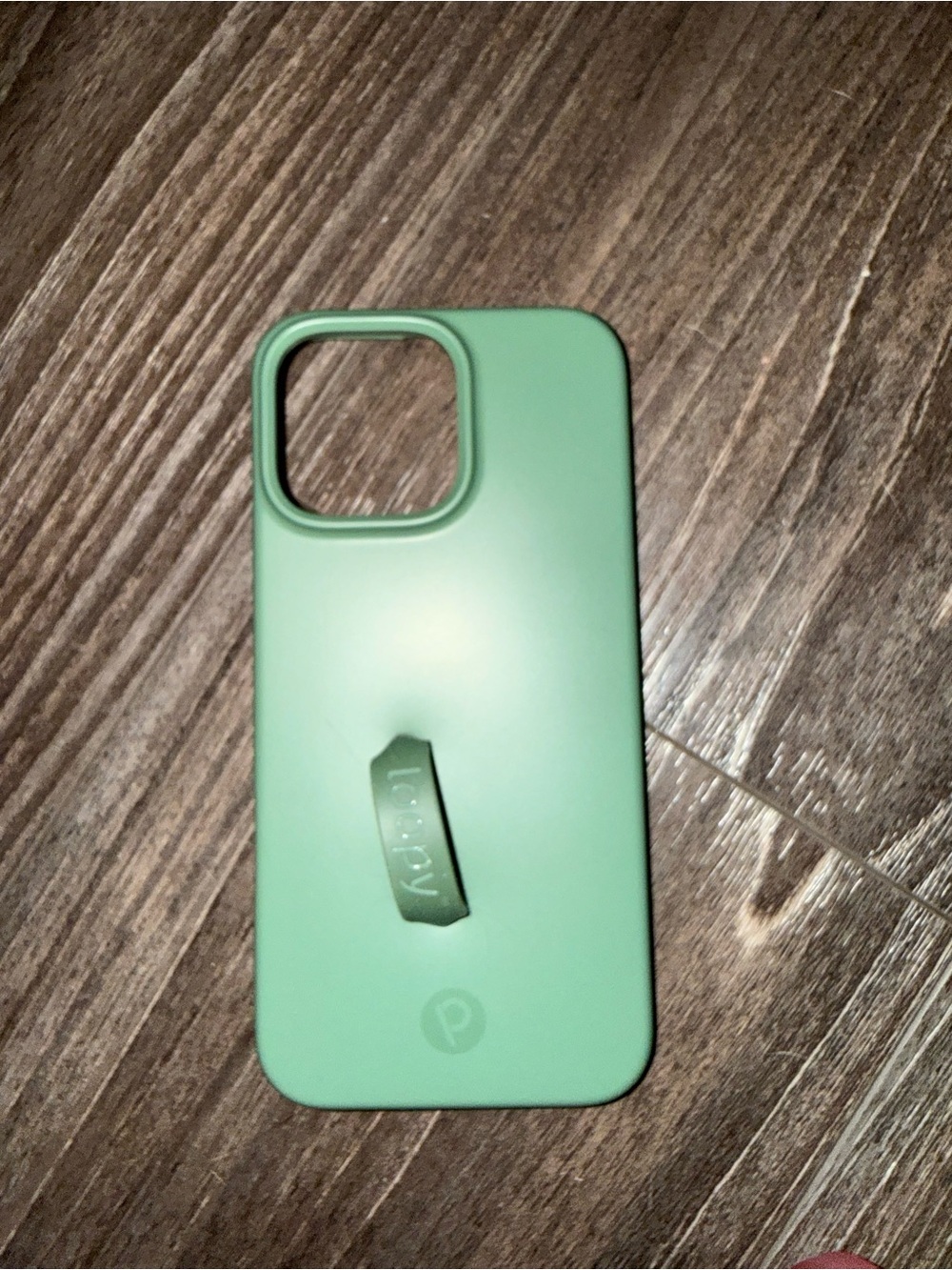 Loopy iPhone 16 pro max Mint Green Phone Case with Integrated Kickstand